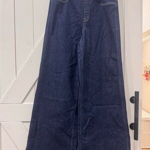 SPANX Women's Flare & Wide Leg Jeans - Dark Blue